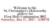 2017 First Holy Communion Mass 1 - Saturday, Jun 17, 2017 - 5:30PM